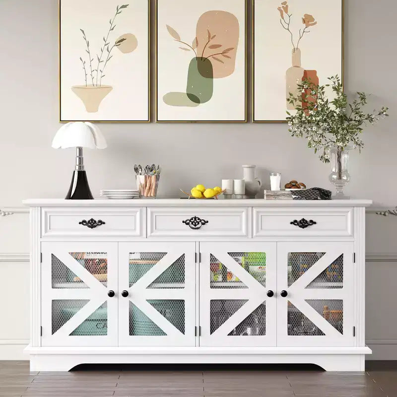 Buffet de cuisine en bois de style moderne et rustique