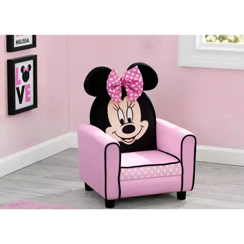 Fauteuil Enfant Rembourré Minnie Mouse