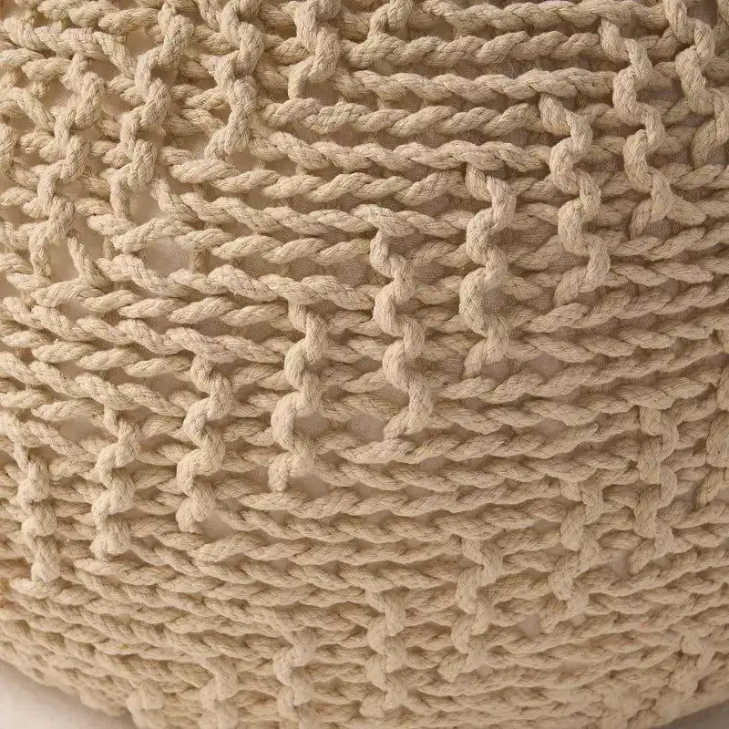 Pouf Pouf tressé Chaise de sol confortable Fauteuil canapé