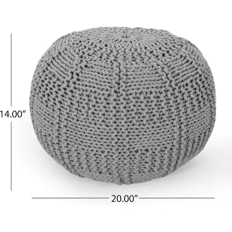 Pouf Pouf tressé Chaise de sol confortable Fauteuil canapé
