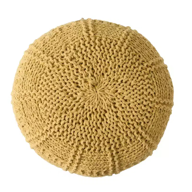 Pouf Pouf tressé Chaise de sol confortable Fauteuil canapé