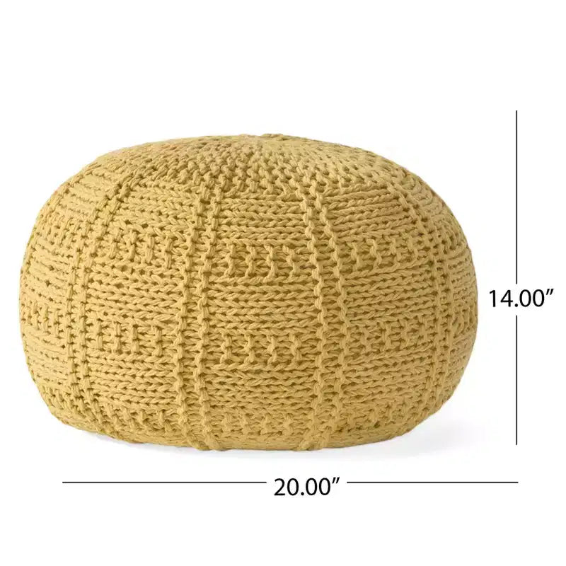 Pouf Pouf tressé Chaise de sol confortable Fauteuil canapé