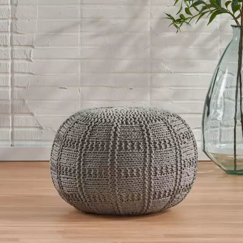 Pouf Pouf tressé Chaise de sol confortable Fauteuil canapé