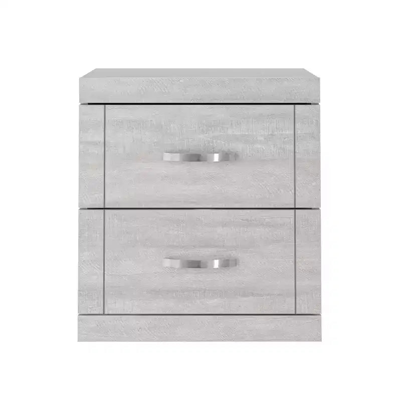Table de chevet moderne à 2 tiroirs