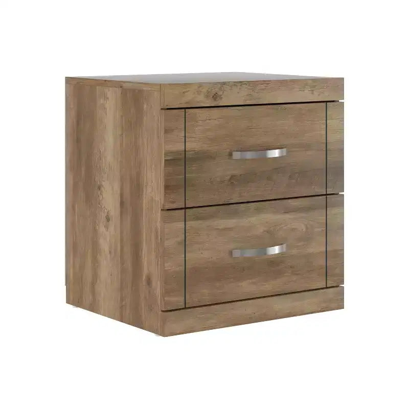 Table de chevet moderne à 2 tiroirs