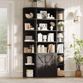 Étagère pour enfants moderne à 6 niveaux avec portes - Organiseur de rangement en bois