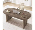 Spacious Oval Dining Table for 4-8 Double Pedestal Wood Base Modern Farmhouse Versatile Design for Kitchen Living Office