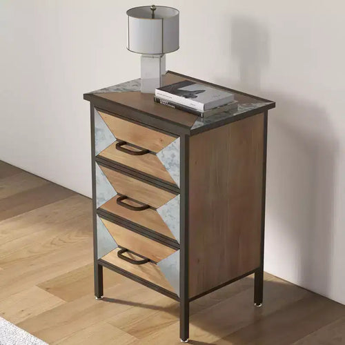 Console de rangement à 3 tiroirs pour entrée