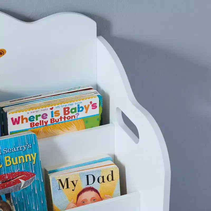 Kids Funnel Bibliothèque pour enfants avec rangement de jouets