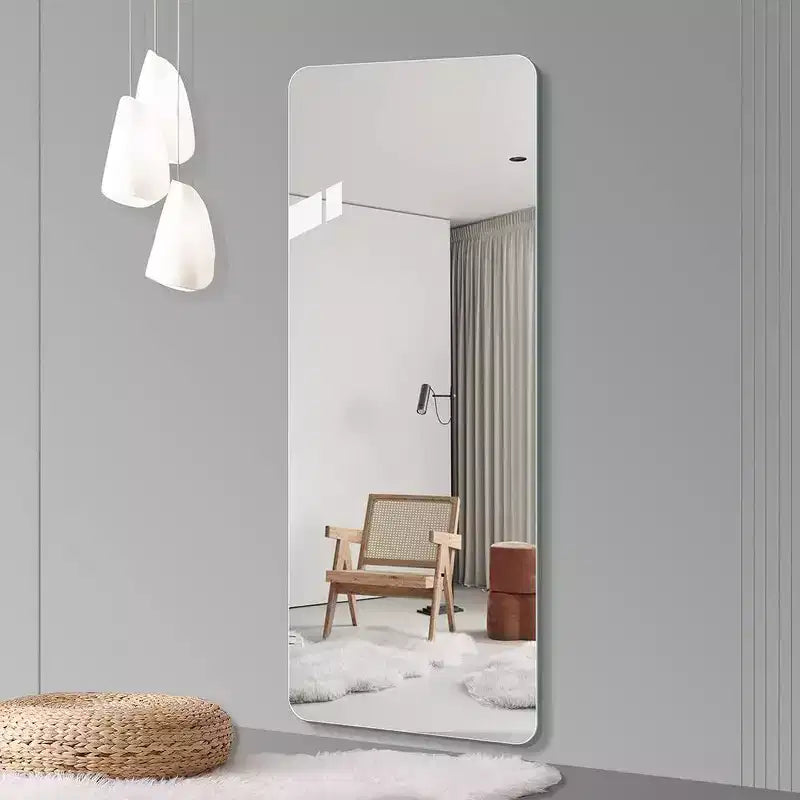 Miroir psyché moderne, miroir de plein pied pour cabine d'essayage, miroir mural intégral.