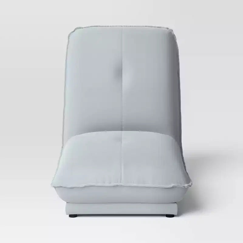 Fauteuil inclinable sans accoudoirs avec coussins moelleux